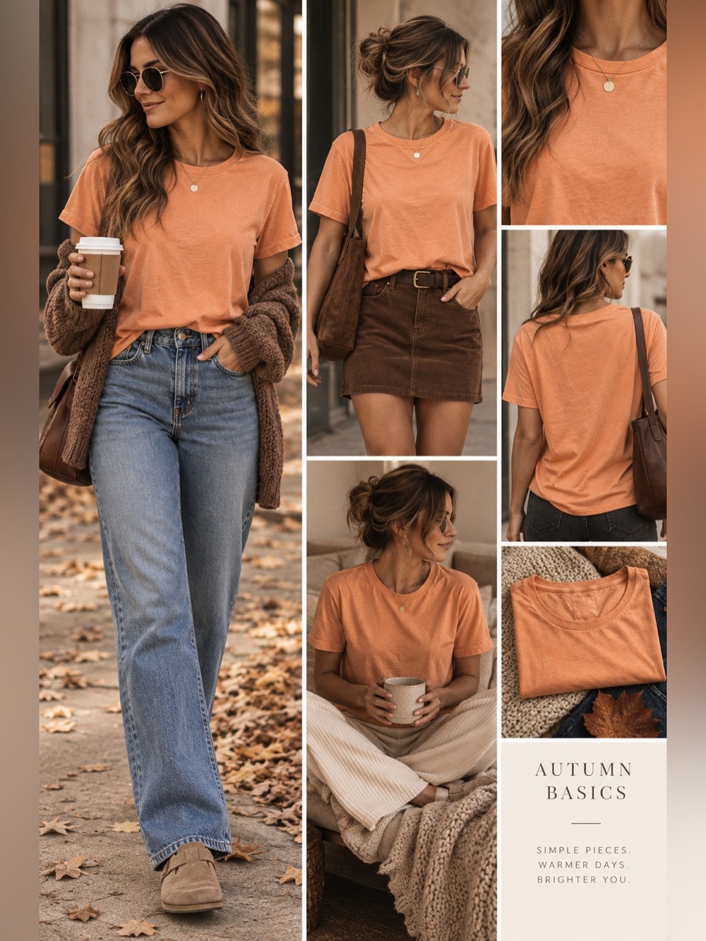 NWT Dear John Cotton Short Sleeve Top in Apricot